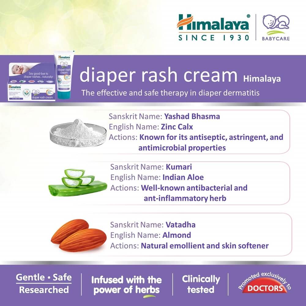 Himalaya Herbals Diaper Rash Cream for Sensitive Skin