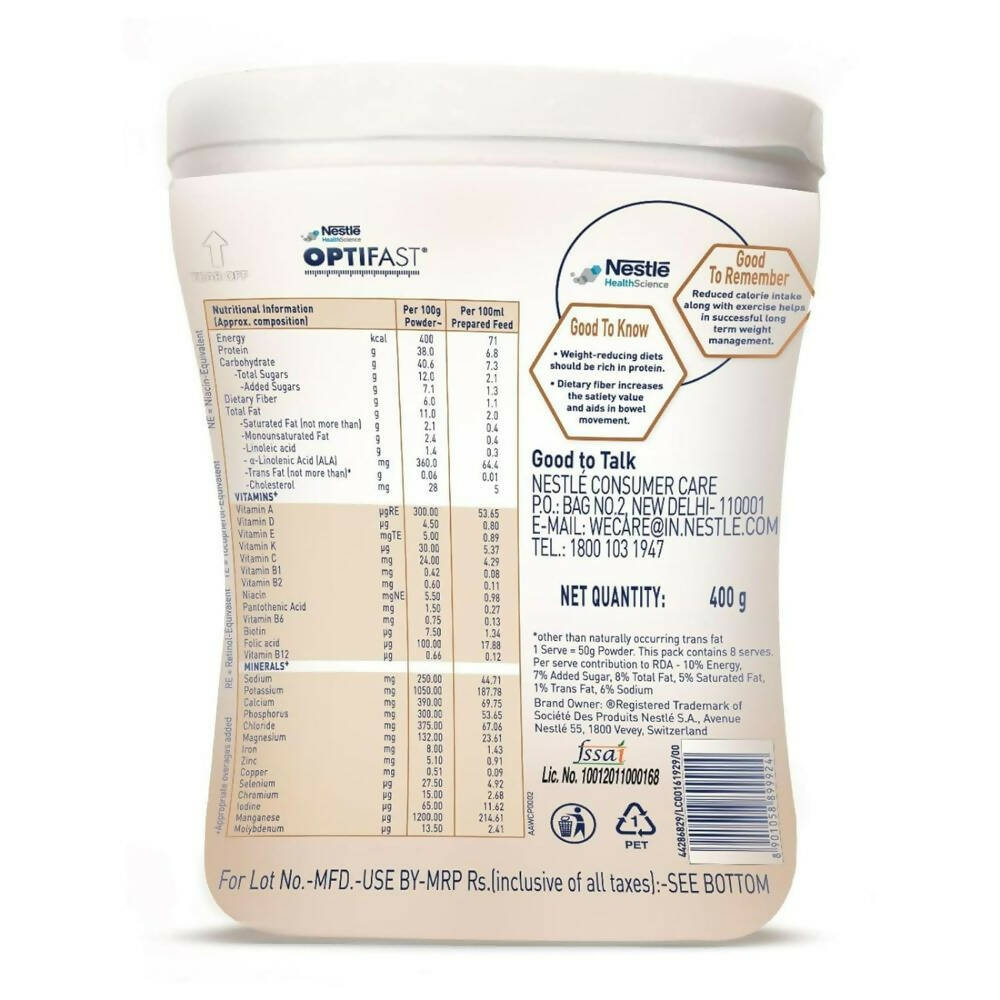Nestle Optifast Weight Management Shake - Low Calorie Diet, Nutritional Drink, Healthy Weight Management