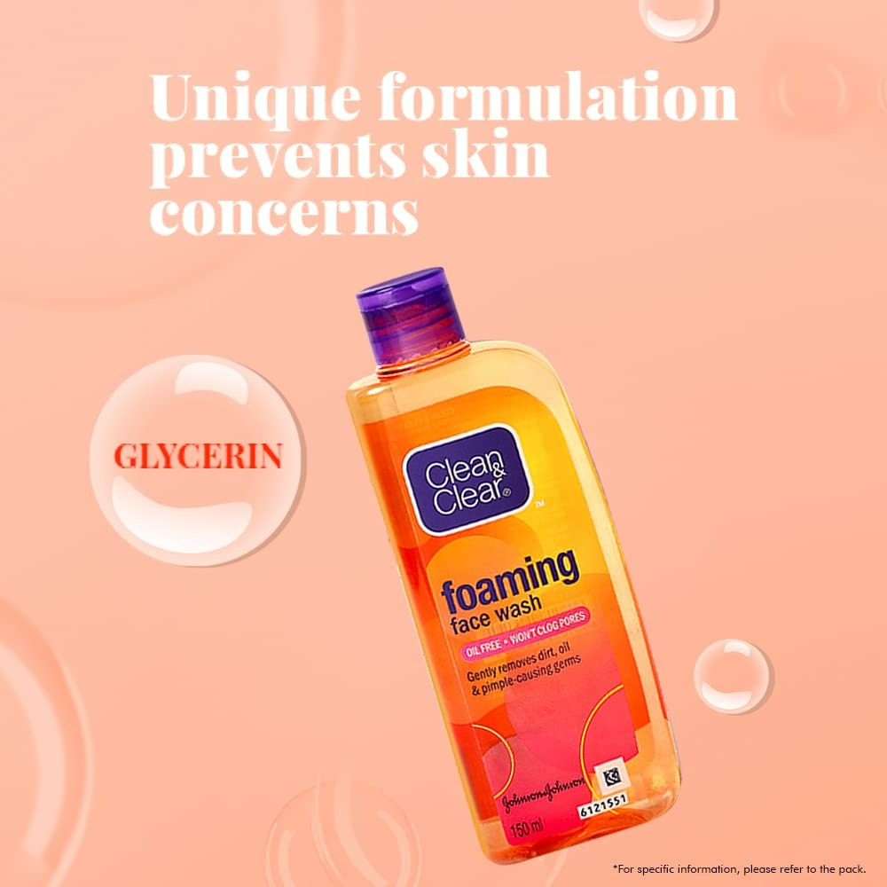 Clean & Clear Foaming Face Wash