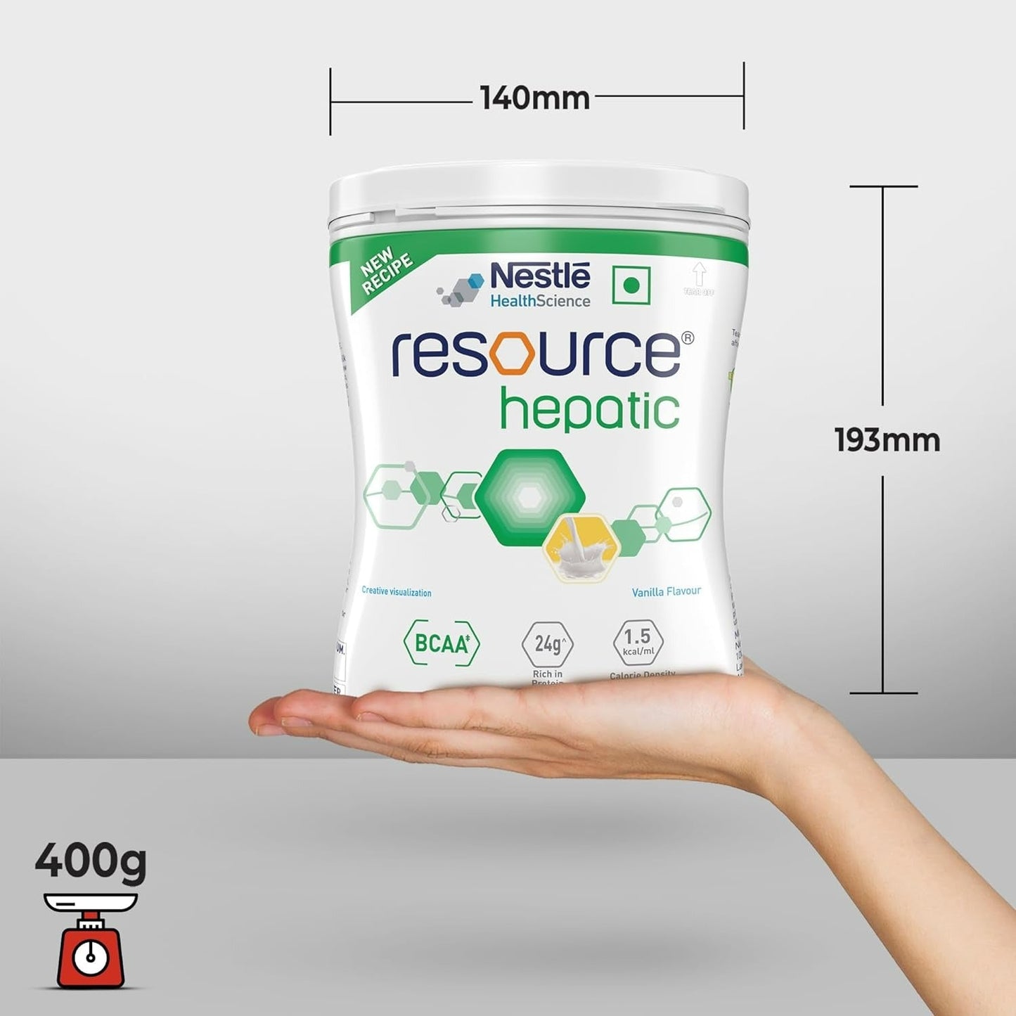 Nestle Resource Hepatic Protein Powder - Vanilla Flavor