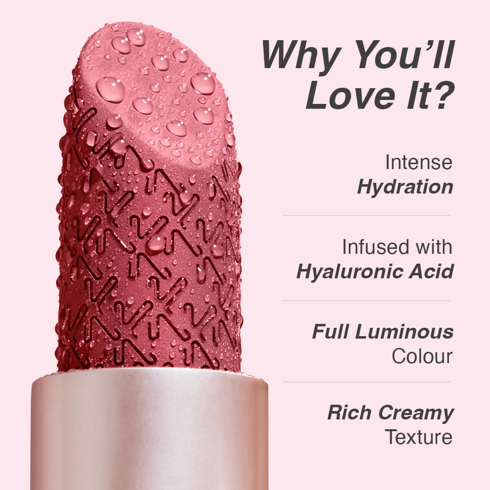 Kay Beauty Hydra Creme Hydrating Full Coverage Lipstick with Hyaluronic Acid - Verve