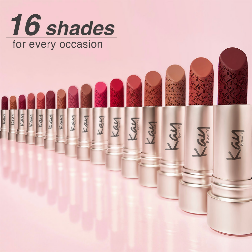 Kay Beauty Hydra Creme Hydrating Full Coverage Lipstick with Hyaluronic Acid - Verve
