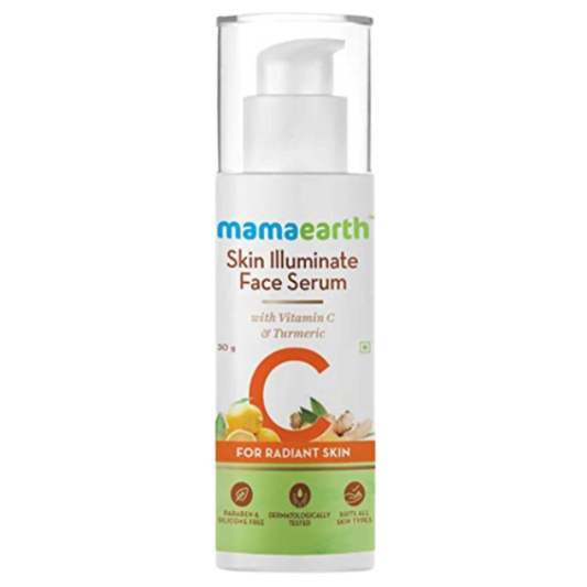 Mamaearth Skin Illuminate Face Serum With Vitamin C & Turmeric For Radiant Skin
