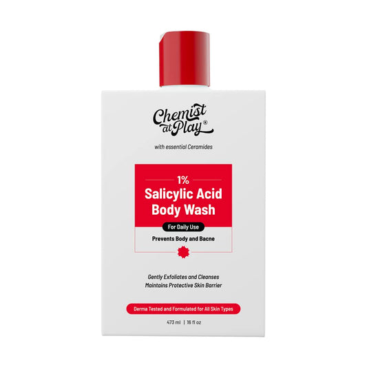 Chemist At Play Acne Control Body Wash for Body Acne, Bumpy Skin & Deep Cleanses Skin