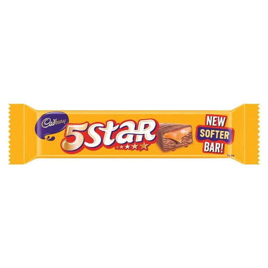 Cadbury 5 Star Chocolate Bar, 33 gm (Pack of 25)