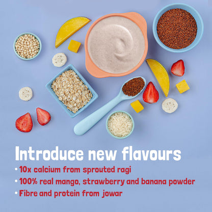 Slurrp Farm Multigrain Millets with Mixed Fruits Cereal For Kids