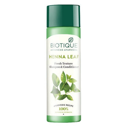 Biotique Bio Henna Leaf Fresh Texture Shampoo and Conditioner