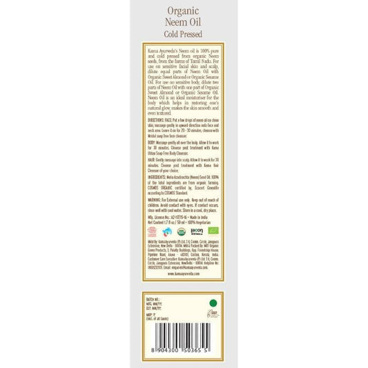 Kama Ayurveda Organic Neem Oil
