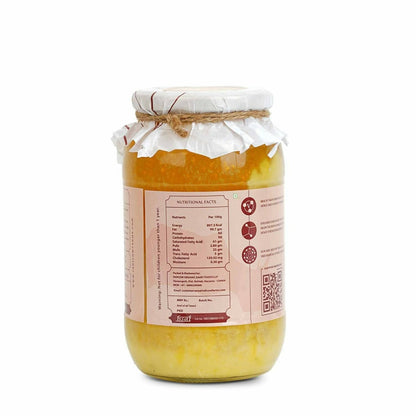 Indicow Foods Kankrej Bilona A2 Cow Ghee | 100% Desi Cow Ghee | Premium A2 Desi Ghee | Cultured Cow Pure Ghee