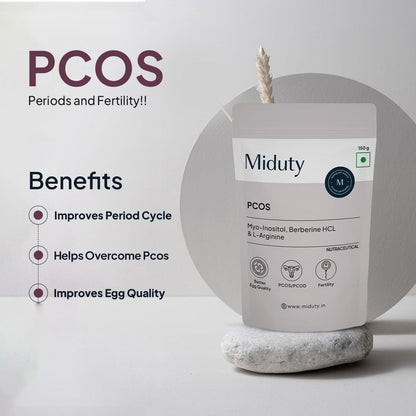 Miduty by Palak Notes PCOS Periods Fertility Powder