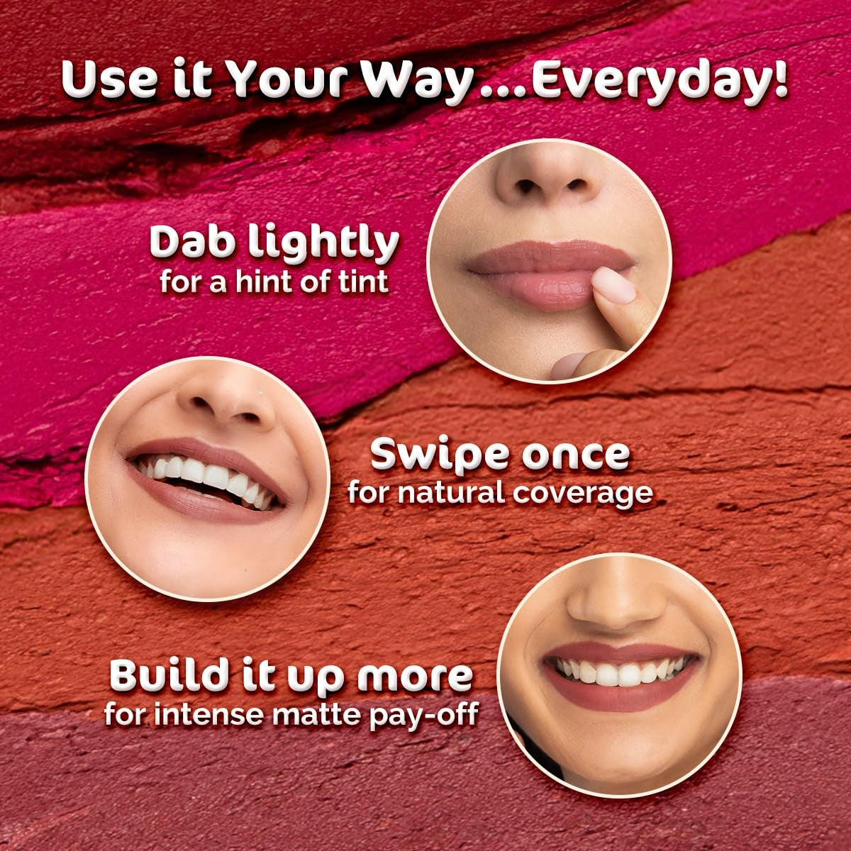 Mamaearth Moisture Matte Long Stay Lipstick-Pink Tulip