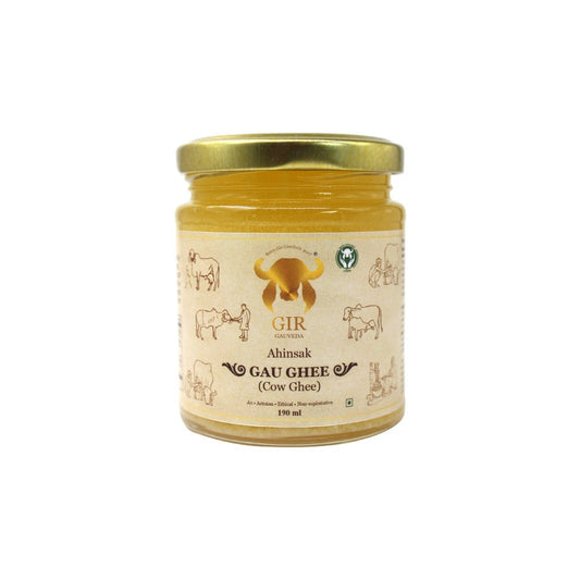 Gir Ahinsak Gau Ghee (A2) Bilona - A2 Ghee, Traditional Bilona Ghee, Desi Pure Breed Gir Gaumata (A2)