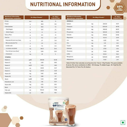 Nestle Optifast Weight Management Shake - Low Calorie Diet, Nutritional Drink, Healthy Weight Management