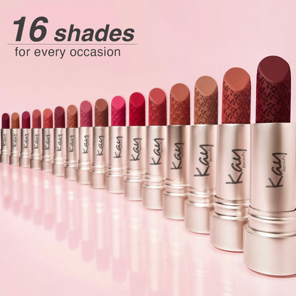 Kay Beauty Hydra Creme Hydrating Full Coverage Lipstick with Hyaluronic Acid - Verve